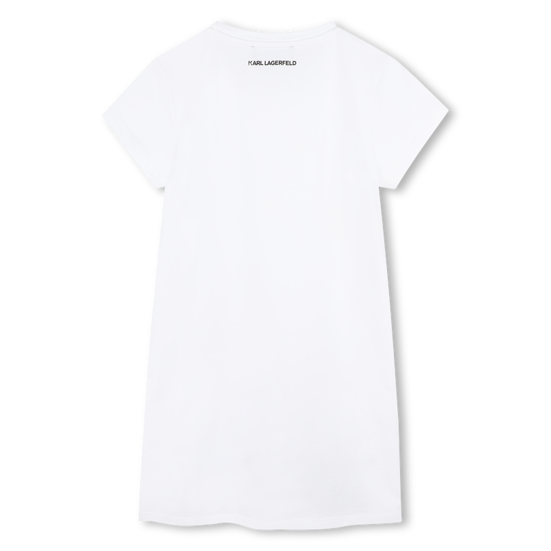 Embroidered dress KARL LAGERFELD KIDS 
                    GIRL