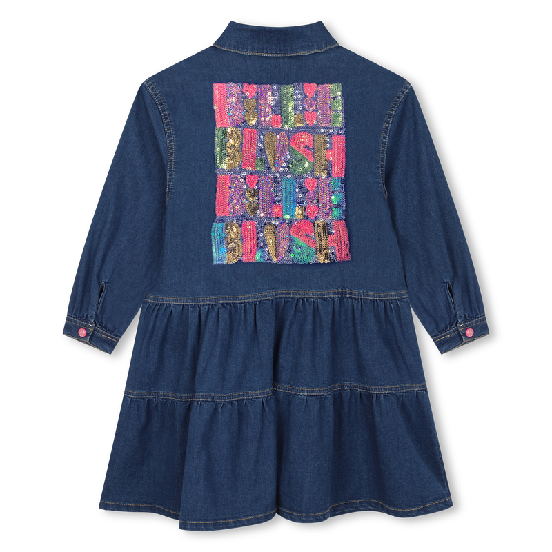 Denim Shirt-Collar Dress BILLIEBLUSH 
                    GIRL