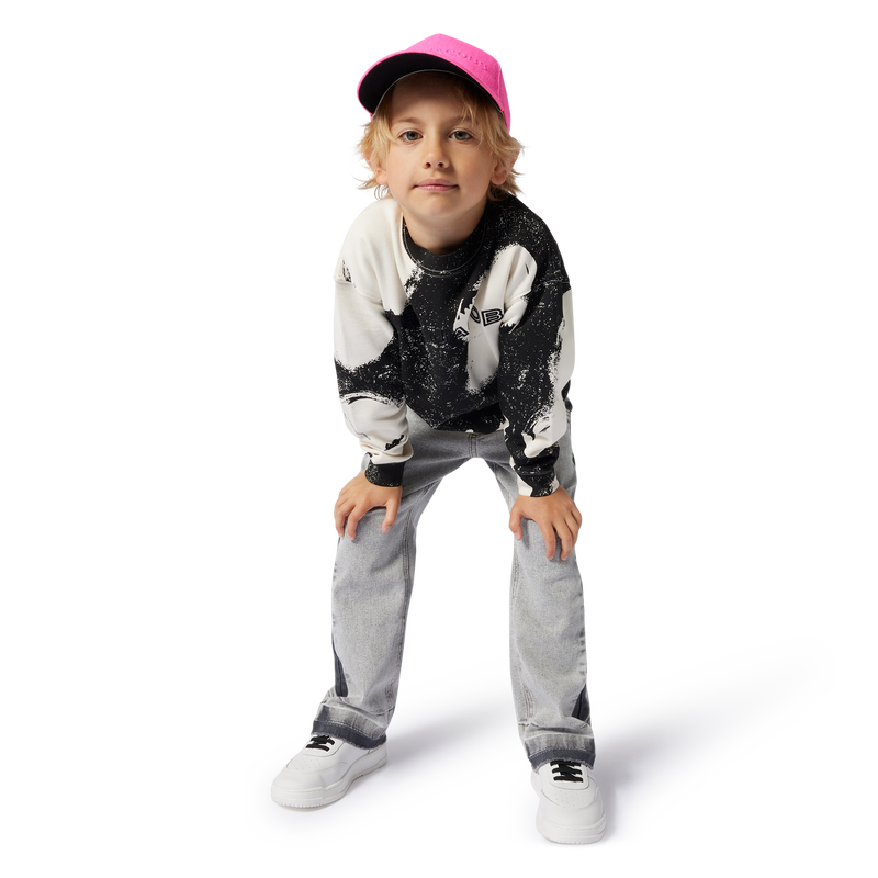Self-adhesive leather sneakers THE MARC JACOBS 
                    BOY
