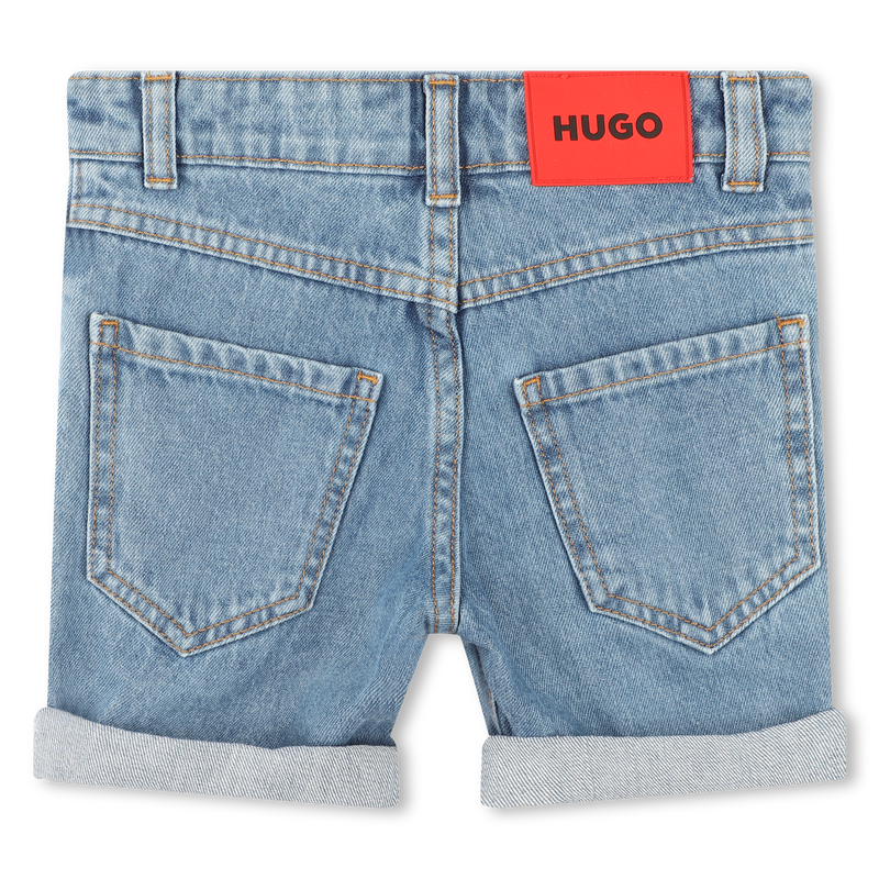 5-pocket denim Bermuda shorts HUGO 
                    BOY