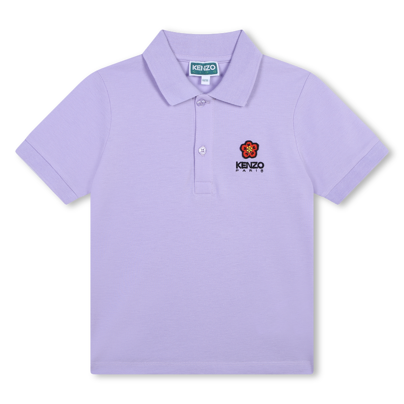 Piqué Knit Polo Shirt KENZO KIDS 
                    UNISEX