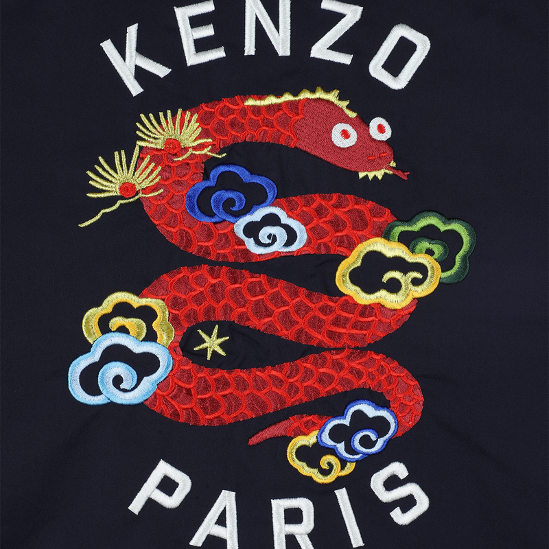Jacket with contrast sleeves KENZO KIDS 
                    UNISEX
