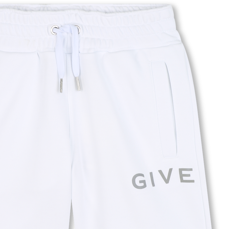 Fleece shorts with print GIVENCHY 
                    BOY