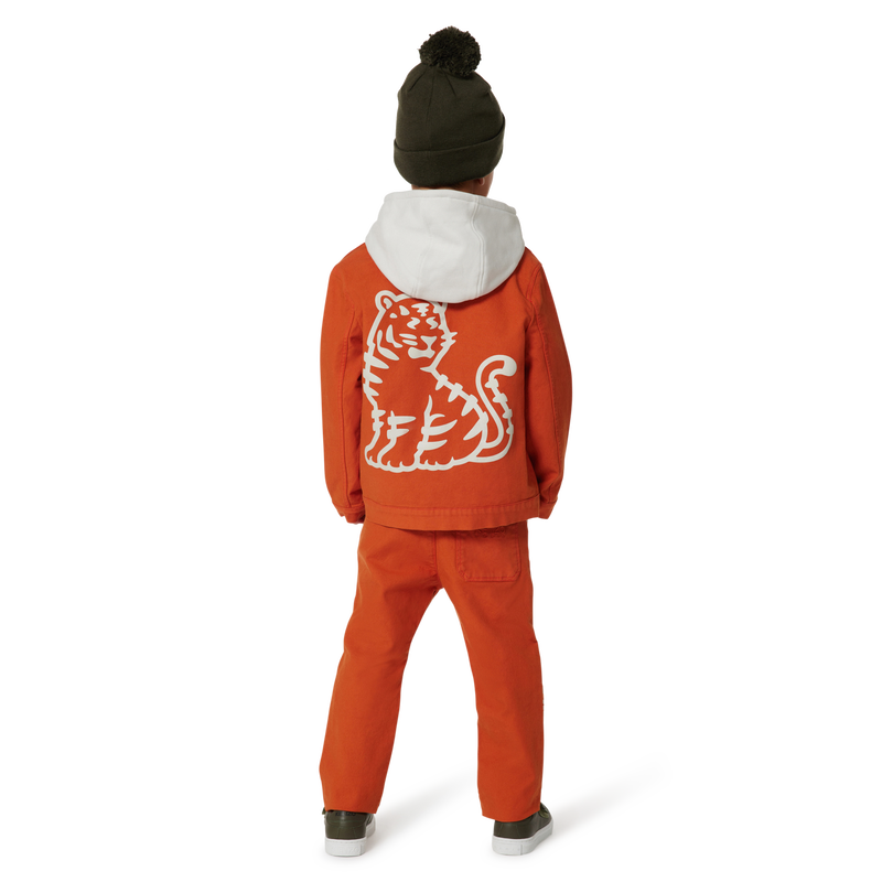Adjustable cotton trousers KENZO KIDS 
                    UNISEX