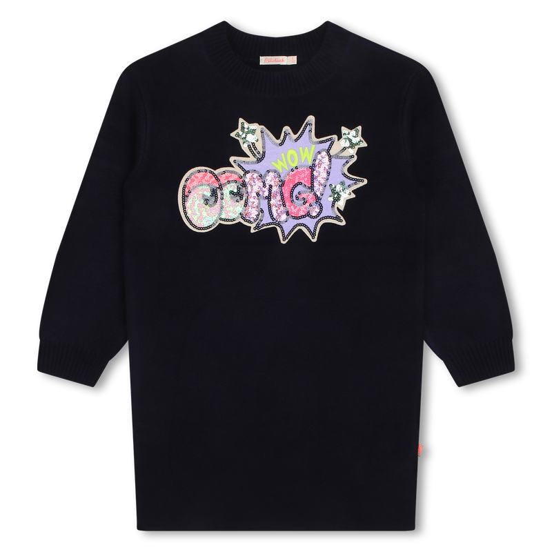 Sequined sweater dress BILLIEBLUSH 
                    GIRL