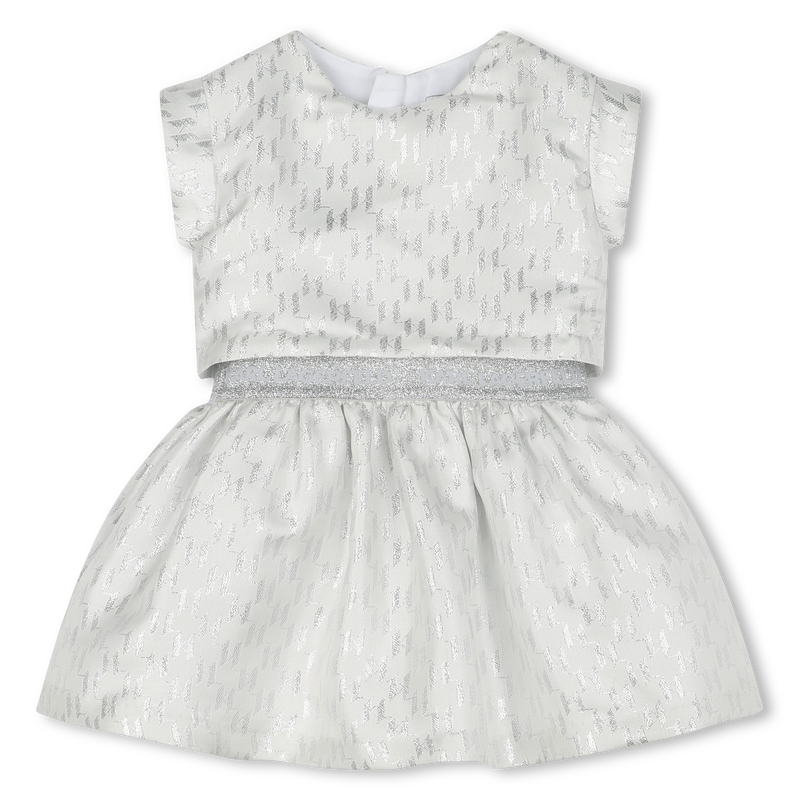 Couture-Style Printed Dress KARL LAGERFELD KIDS 
                    GIRL