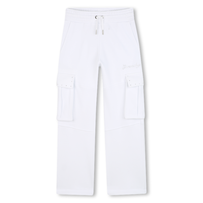 Fleece trousers with diamantés GIVENCHY 
                    GIRL