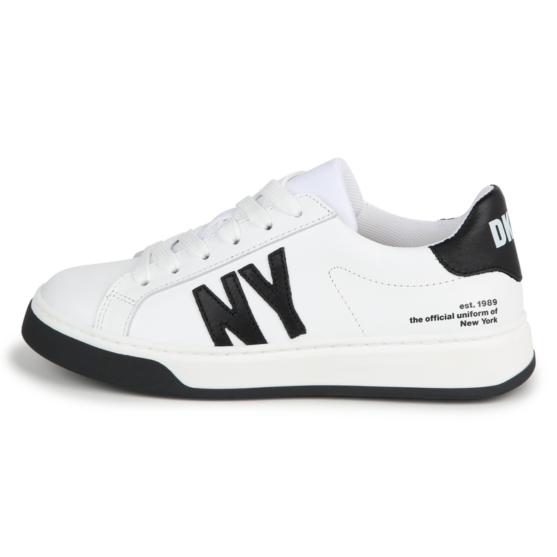 Leather lace-up sneakers DKNY 
                    UNISEX
