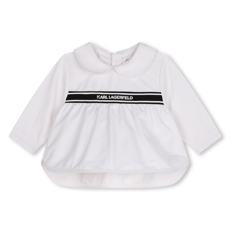 Cotton Shirt & Leggings KARL LAGERFELD KIDS 
                    GIRL