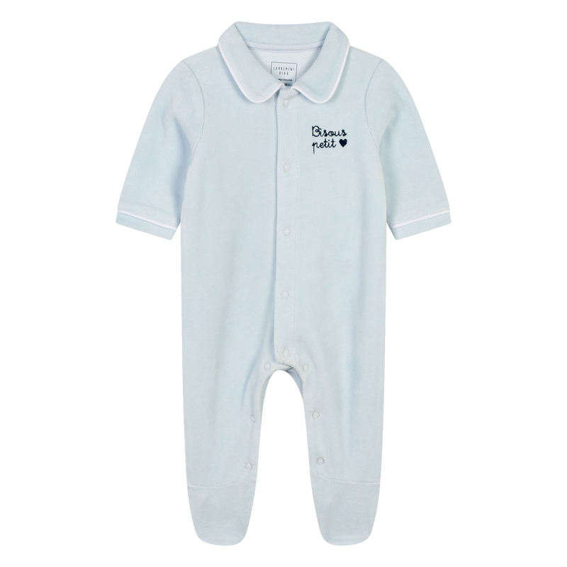 Embroidered Polo Neck Pajamas CARREMENT BEAU 
                    BOY