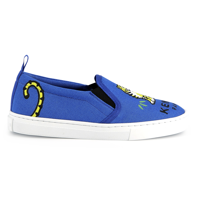 Elasticated canvas sneakers KENZO KIDS 
                    UNISEX