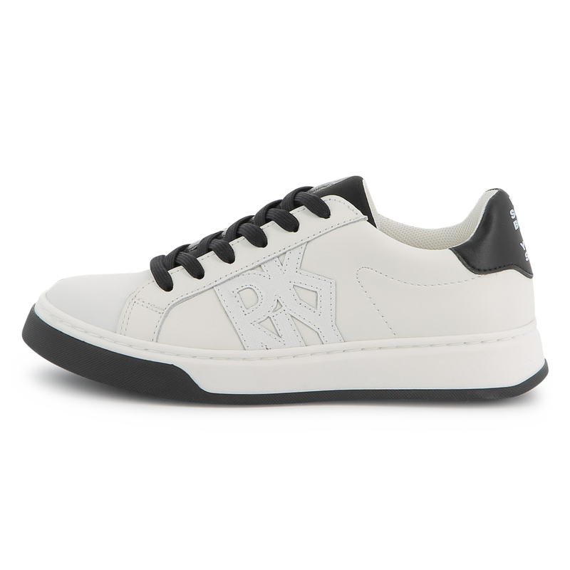 Leather lace-up sneakers DKNY 
                    UNISEX
