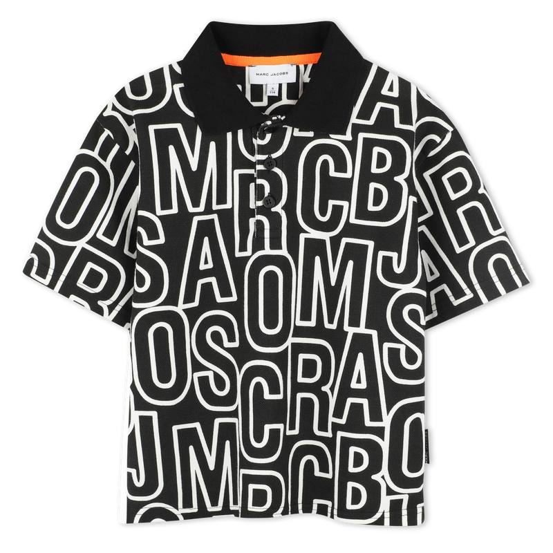 Monogram-print polo shirt THE MARC JACOBS 
                    BOY
