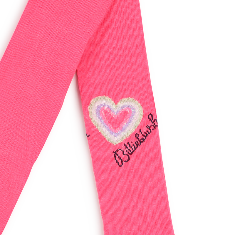 Metallic Heart Tights BILLIEBLUSH 
                    GIRL