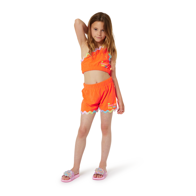 Sequined terrycloth shorts BILLIEBLUSH 
                    GIRL