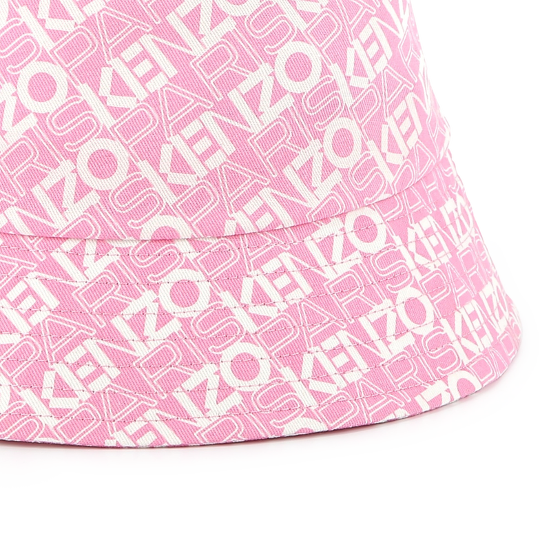 Printed cotton bucket hat KENZO KIDS 
                    UNISEX