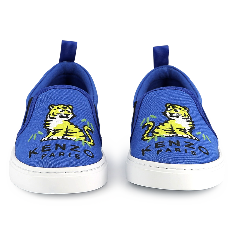 Elasticated canvas sneakers KENZO KIDS 
                    UNISEX