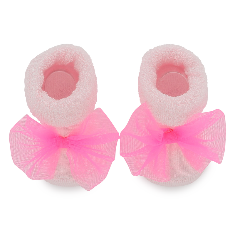 Knitted socks with bow BILLIEBLUSH 
                    GIRL