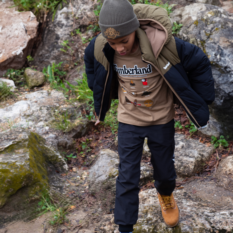 Graphic Print T-Shirt On Front TIMBERLAND 
                    BOY