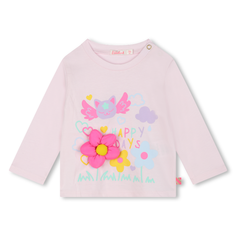 Long-Sleeved Cotton T-Shirt BILLIEBLUSH 
                    GIRL