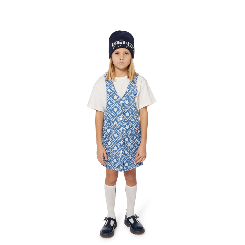 Short-Sleeved Cotton T-Shirt KENZO KIDS 
                    GIRL