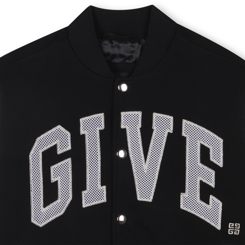 Two-tone fleece sweatshirt GIVENCHY 
                    BOY