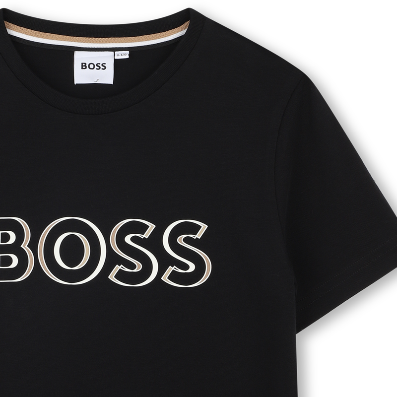 Short-sleeved cotton T-shirt BOSS 
                    BOY