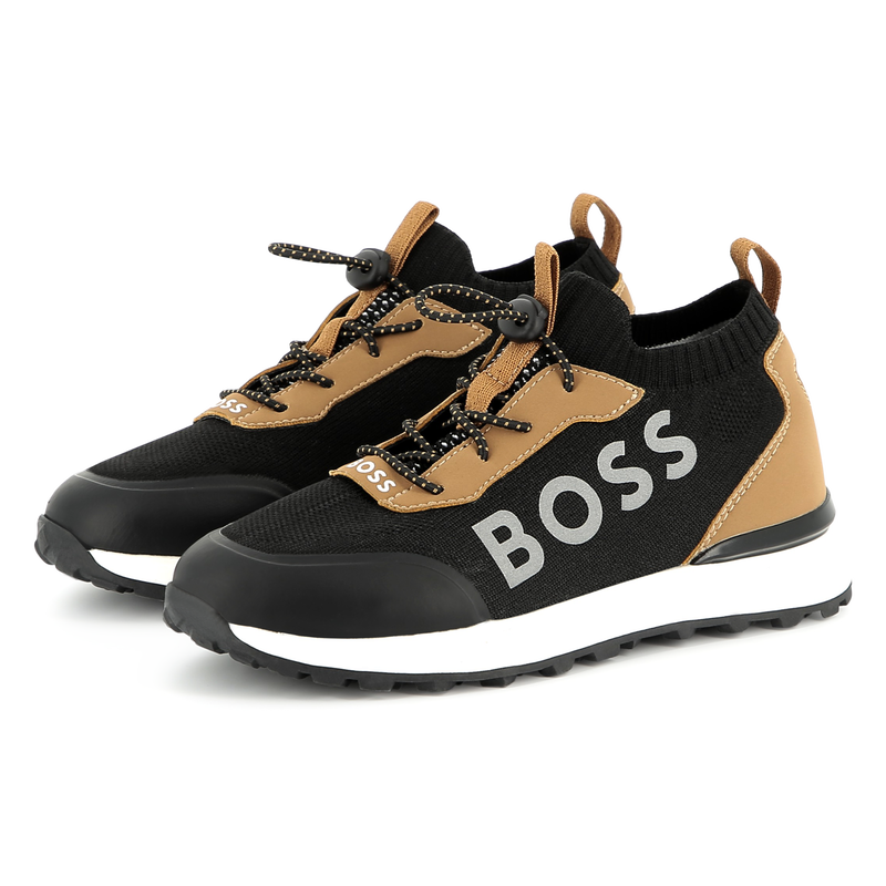Elasticated lace sneakers BOSS 
                    BOY