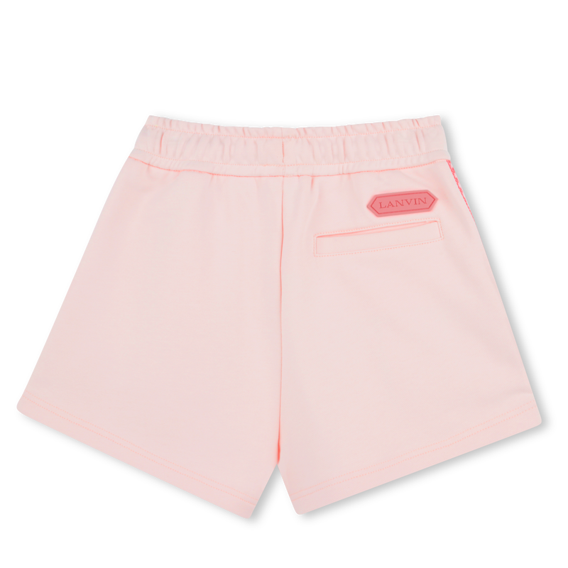 Cotton fleece shorts LANVIN 
                    GIRL