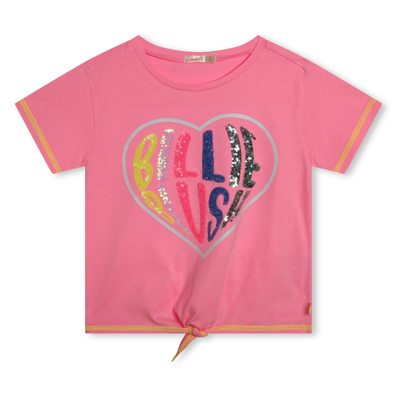Comfort-fit sequin T-shirt BILLIEBLUSH 
                    GIRL