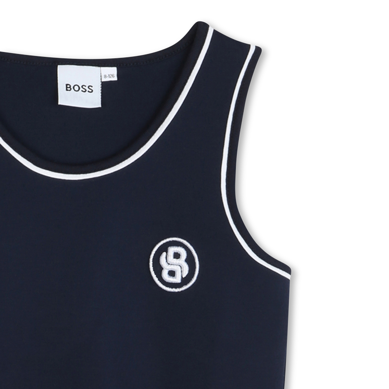 Sleeveless logo dress BOSS 
                    GIRL