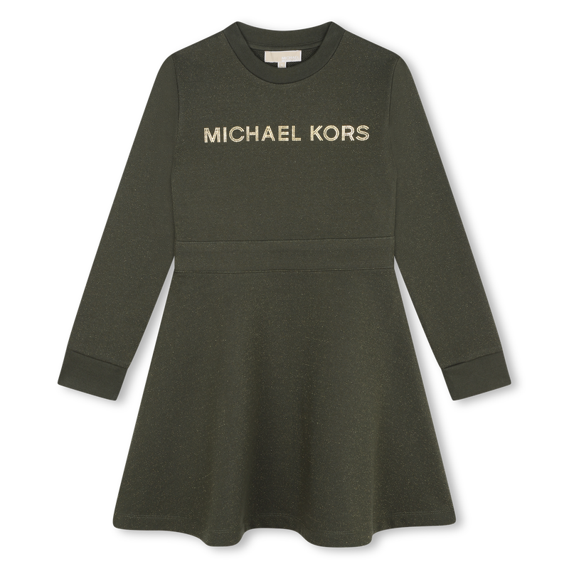 Glittery Fleece Dress MICHAEL KORS 
                    GIRL