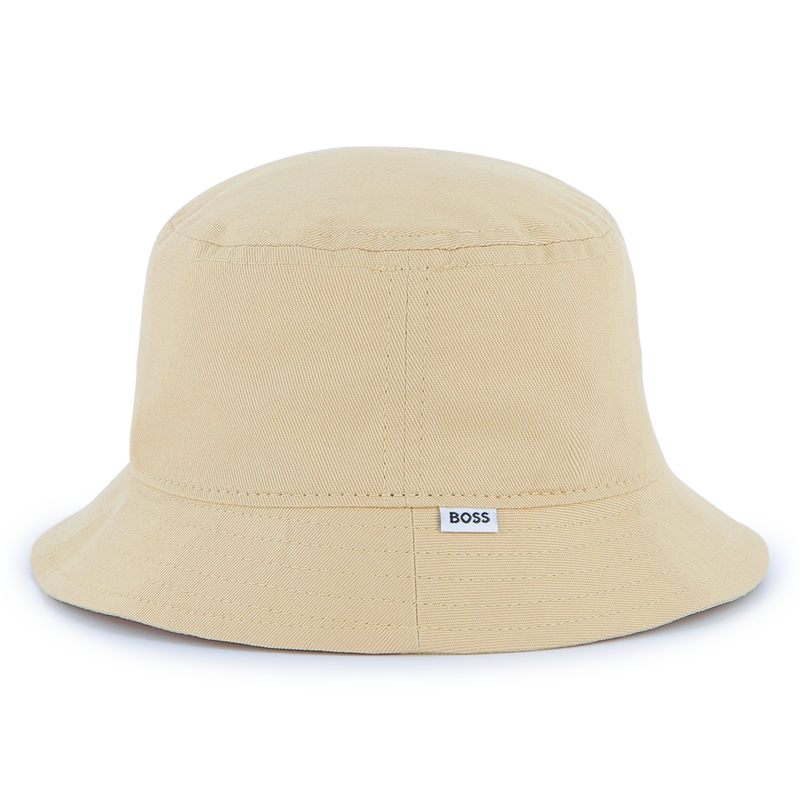 Embroidered cotton bucket hat BOSS 
                    BOY
