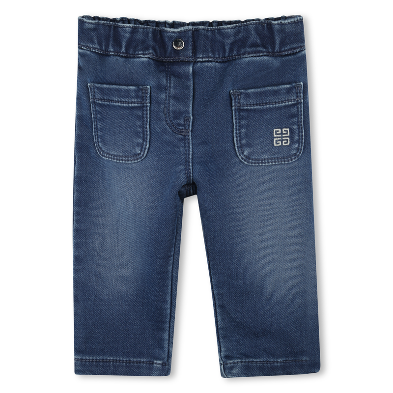 Denim fleece trousers GIVENCHY 
                    GIRL