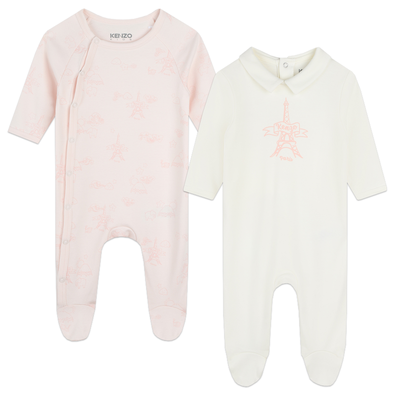 Cotton Pajamas (Pack Of 2) KENZO KIDS 
                    UNISEX