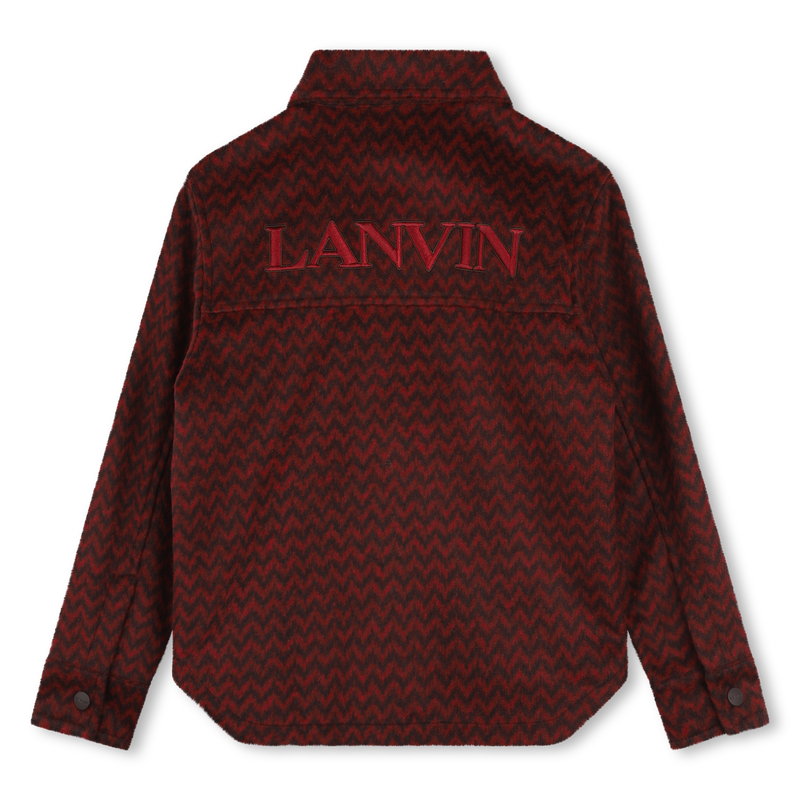Printed Fleece Shirt Jacket LANVIN 
                    BOY