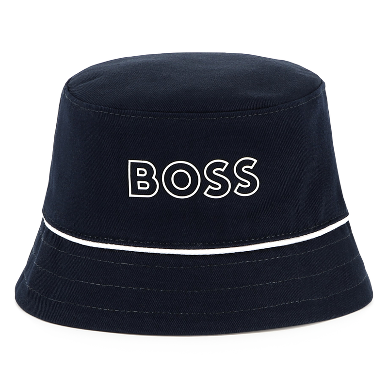 Reversible cotton bucket hat BOSS 
                    BOY