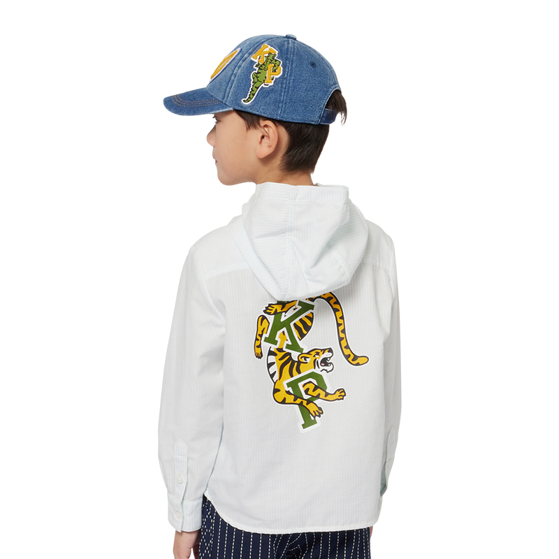 Hooded Cotton Shirt KENZO KIDS 
                    BOY