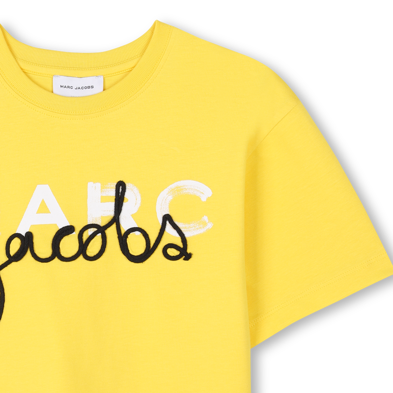 Round-neck cotton T-shirt THE MARC JACOBS 
                    BOY