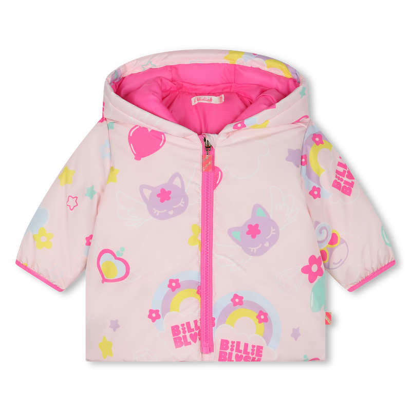 Printed Hooded Puffer Jacket BILLIEBLUSH 
                    GIRL