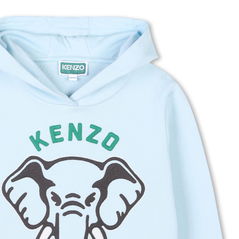 Hooded elephant sweatshirt KENZO KIDS 
                    BOY