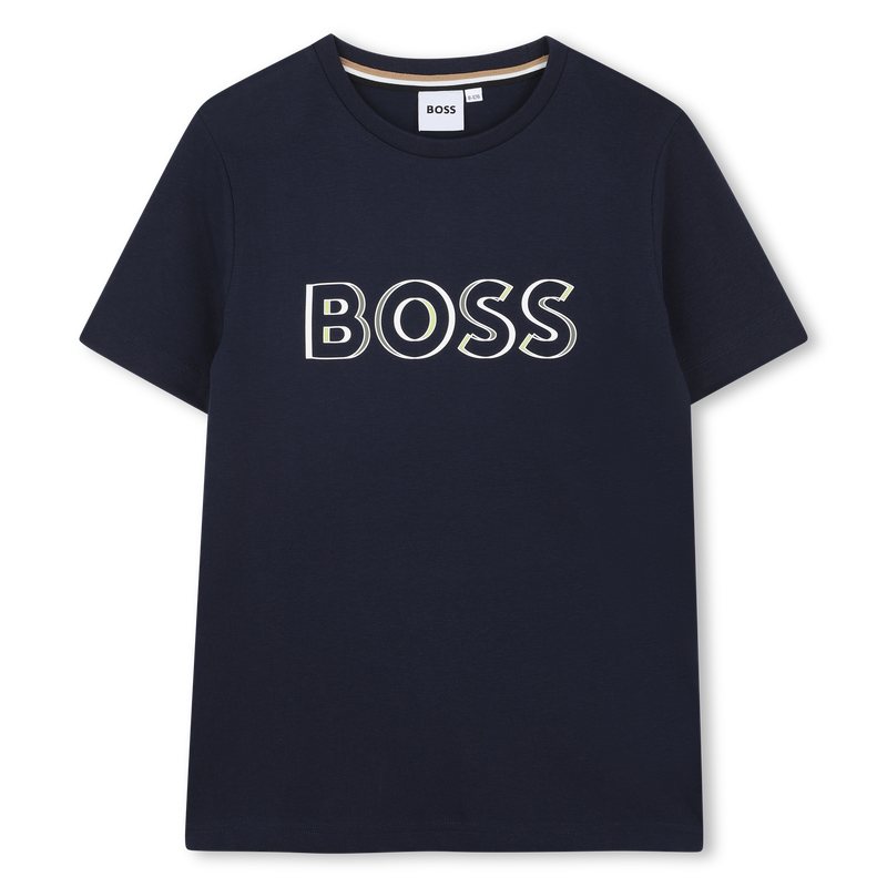 Short-sleeved cotton T-shirt BOSS 
                    BOY