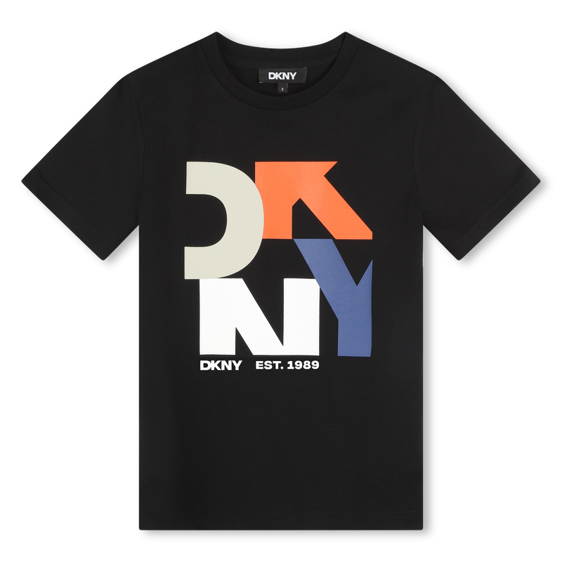 Short-Sleeved Cotton T-Shirt DKNY 
                    BOY