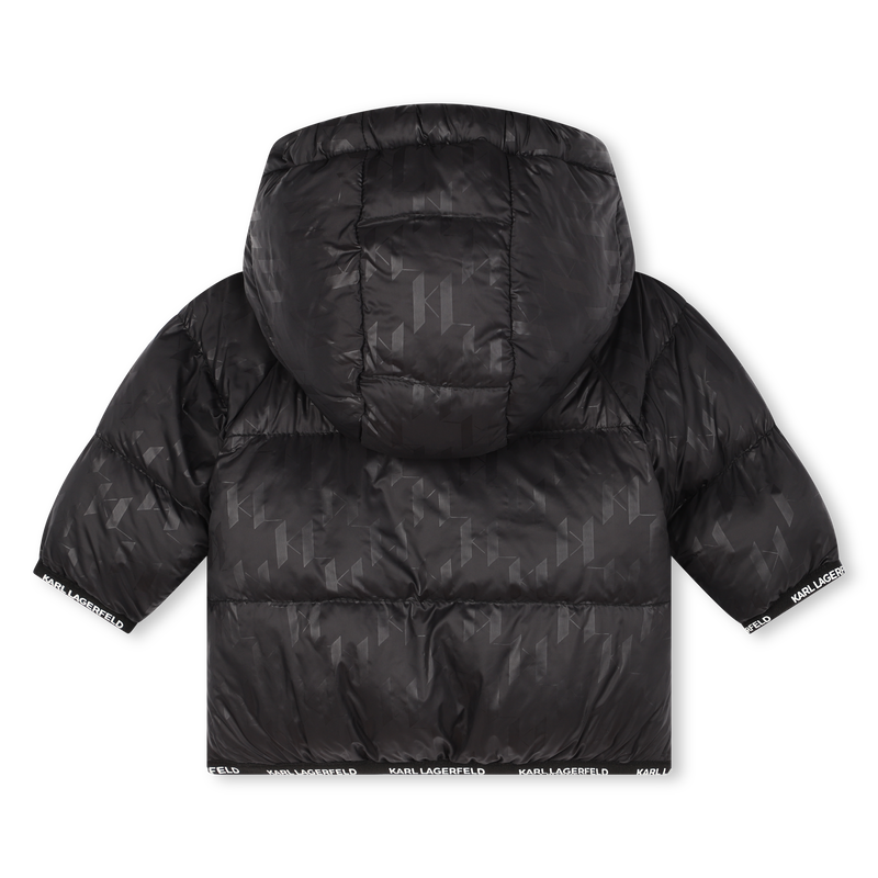 Hooded Puffer Jacket KARL LAGERFELD KIDS 
                    BOY
