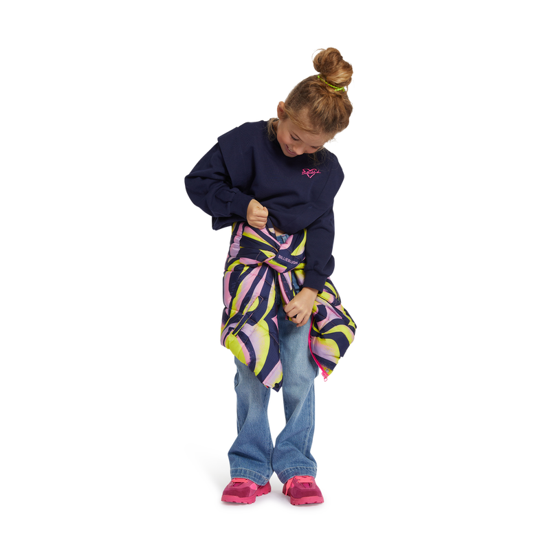 Heart all-over print puffer BILLIEBLUSH 
                    GIRL