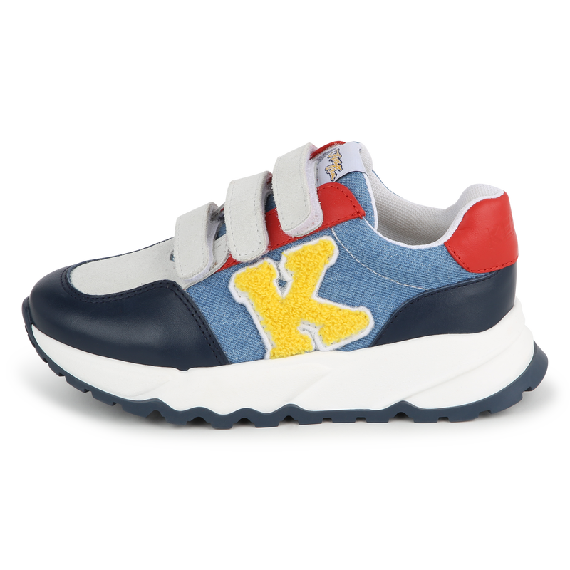 Leather Velcro sneakers KENZO KIDS 
                    UNISEX