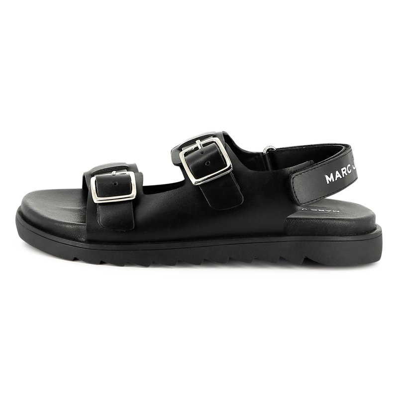 Buckled leather sandals THE MARC JACOBS 
                    BOY