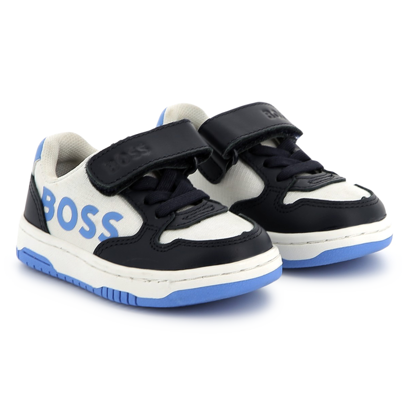 Leather lace-up sneakers BOSS 
                    BOY