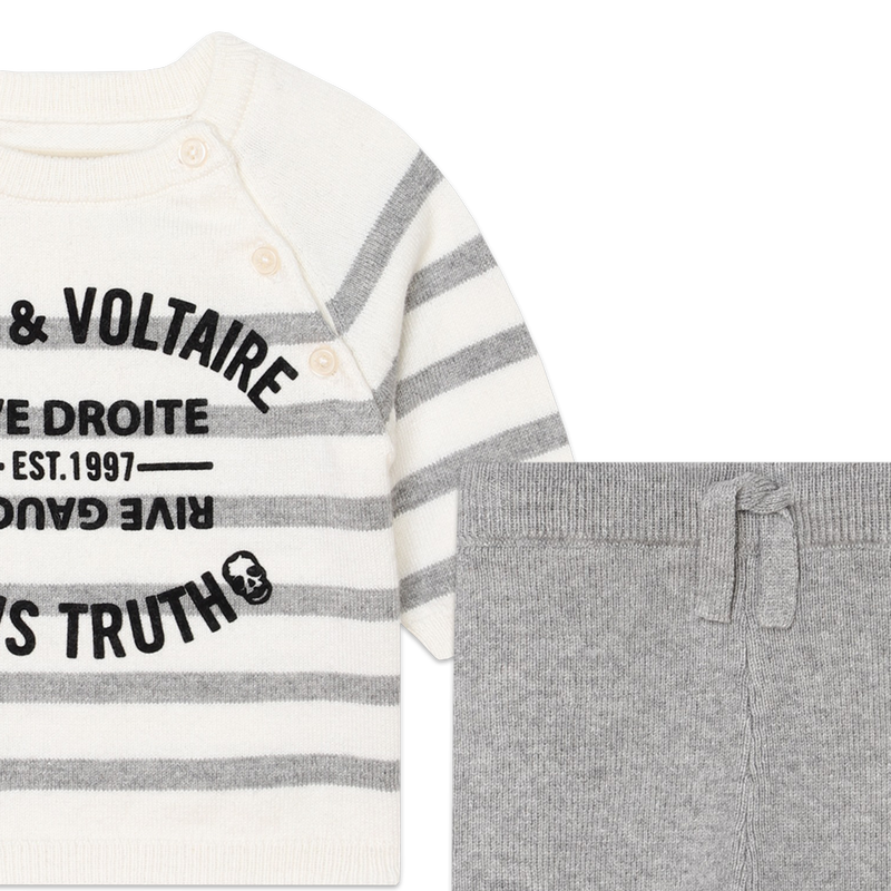 Cotton-Cashmere Blend Ensemble ZADIG & VOLTAIRE 
                    UNISEX