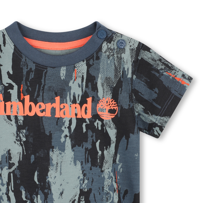 Short-Sleeved Cotton T-Shirt TIMBERLAND 
                    BOY